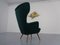 French Kvadrat Tonica Wingback Chair, 1950s 11