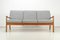 3-Seat Senator Sofa by Ole Wanscher for France & Son, 1960s 3