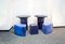 Glazed Ceramic Model Inout Stools & Tables by Paola Navone for Gervasoni 1882, France, 1980s, Set of 5 1