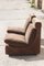 Modular Armchairs or 2-Seat Sofa in Brown Velvet by Walter Knoll Collection, Set of 2 8