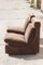 Modular Armchairs or 2-Seat Sofa in Brown Velvet by Walter Knoll Collection, Set of 2, Image 8