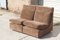 Modular Armchairs or 2-Seat Sofa in Brown Velvet by Walter Knoll Collection, Set of 2, Image 4