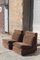 Modular Armchairs or 2-Seat Sofa in Brown Velvet by Walter Knoll Collection, Set of 2, Image 2