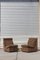 Modulare Sessel oder 2-Sitzer Sofa in Braunem Samt von Walter Knoll Collection, 2er Set 5