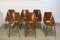 Chairs by Società Compensati Curvati, 1950s, Set of 6 4