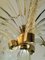 Large Cup Chandelier with 3 Torchon Glass Arms from Barovier & Toso, 1930s 9