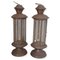 Lanterne indiane in ottone e cristalli, set di 2, Immagine 1