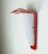 Mid-Century Red Lacquered Acrylic Metal Wall Outdoor Lamp, 1950s, Image 1
