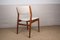 Model Od 45 Danish Chairs in Teak & Fabric by Erik Buch for Oddense Maskinsnedkeri A / S, 1960, Set of 4 5