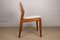 Model Od 45 Danish Chairs in Teak & Fabric by Erik Buch for Oddense Maskinsnedkeri A / S, 1960, Set of 4 6