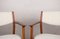 Model Od 45 Danish Chairs in Teak & Fabric by Erik Buch for Oddense Maskinsnedkeri A / S, 1960, Set of 2 3