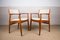 Model Od 45 Danish Chairs in Teak & Fabric by Erik Buch for Oddense Maskinsnedkeri A / S, 1960, Set of 2 1