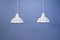 Danish Hanging Lamps in White from Nordisk Solar, 1980s, Set of 2, Image 5