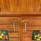 Vintage Rattan and Ceramic Bar Cabinet 3