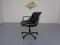 Chaise de Direction Pollock en Cuir Noir par Charles Pollock pour Knoll International, 1960s 6