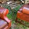 Leather Armchairs, Set of 2 2