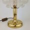 Brass and Glass Mushroom Table Lamp from Leclaire & Schäfer, 1970s 5