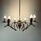 Mid-Century Spider Chandelier by Pietro Chiesa for Fontana Arte, Italy, 1940s 6