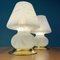 Murano Mushroom Tischlampen, Italien, 1980er, 2er Set 6