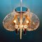 Mid-Century Ice Murano Glass Chandelier from Mazzega, Italy, 1970s, Image 7