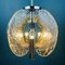 Mid-Century Ice Murano Glass Chandelier from Mazzega, Italy, 1970s, Image 18