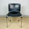 Mid-Century Black Chair Jot by Giotto Stoppino for Acerbis, Italy, 1970s 2