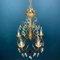 Vintage Chandelier with Crystal Drops, Italy, 1960s 5