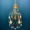 Vintage Chandelier with Crystal Drops, Italy, 1960s, Image 5