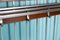 Mid-Century Regency Style Teak & Aluminium L Wall Coat Rack, 1960s 3