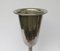 French Art Deco Nickel-Plated Champagne Cooler on Pedestal, Image 3
