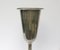 French Art Deco Nickel-Plated Champagne Cooler on Pedestal 4