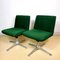 Mid-Century Green Swivel Chairs P125 by Osvaldo Borsani for Tecno, Italy, 1970s 3