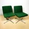 Mid-Century Green Swivel Chairs P125 by Osvaldo Borsani for Tecno, Italy, 1970s 4