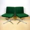 Mid-Century Green Swivel Chairs P125 by Osvaldo Borsani for Tecno, Italy, 1970s 1