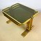 Mid-Century Gold Brass Coffee Tables, Italy, 1960s, Set of 3 10