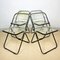 Plia Folding Chairs by Giancarlo Piretti for Castelli, Italy, 1970s, Set of 4 3