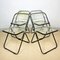 Plia Folding Chairs by Giancarlo Piretti for Castelli, Italy, 1970s, Set of 4, Image 3