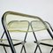 Plia Folding Chairs by Giancarlo Piretti for Castelli, Italy, 1970s, Set of 4, Image 12