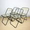 Plia Folding Chairs by Giancarlo Piretti for Castelli, Italy, 1970s, Set of 4 11