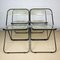 Plia Folding Chairs by Giancarlo Piretti for Castelli, Italy, 1970s, Set of 4, Image 5