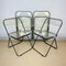 Plia Folding Chairs by Giancarlo Piretti for Castelli, Italy, 1970s, Set of 4, Image 1
