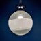 Lampe à Suspension Globe XL Mid-Century Blanche, Italie, 1970s 11