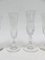 Calici da champagne Biedermeier in vetro soffiato a mano, Francia, set di 6, Immagine 3