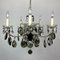 Lustre Mid-Century en Cristal Noir, Italie, 1960s 6