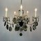 Mid-Century Black Crystal Chandelier, Italy, 1960s, Image 14