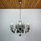 Lustre Mid-Century en Cristal Noir, Italie, 1960s 15