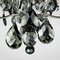 Mid-Century Black Crystal Chandelier, Italy, 1960s 8