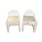 Spanish White Bamboo & Wicker Bedside Tables, 1980s, Set of 2, Image 2