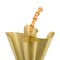 Vintage Golden Umbrella Stand in the Shape of an Umbrella, 1960s, Image 2