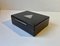 Midcentury Bog Oak Box with Silver Three Clover by Axel Salomonsen, 1960s, Image 1
